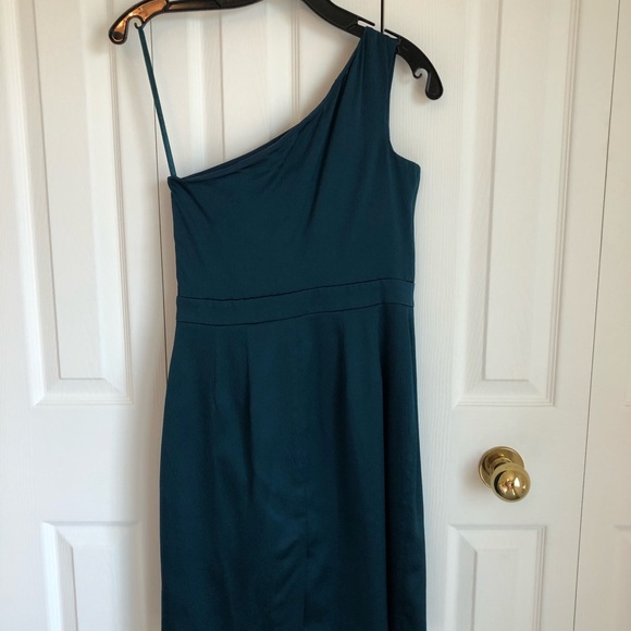 Ann Taylor teal dress. 0P - Picture 4 of 8